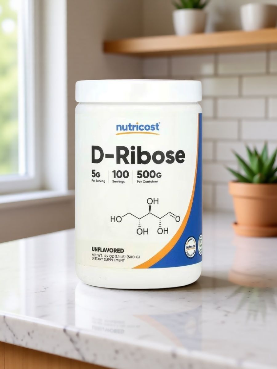 Nutricost D-рибоза порошок 500 г без добавок