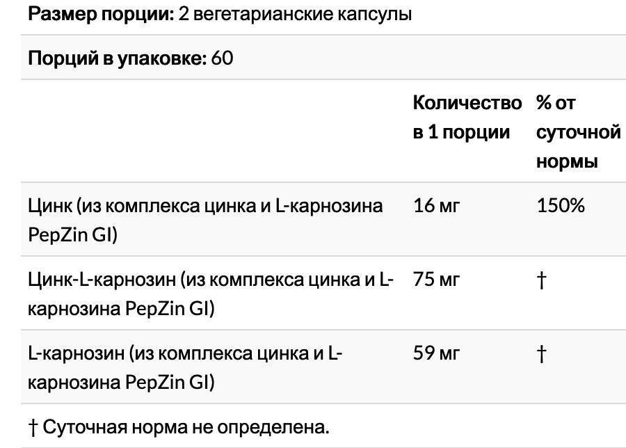 pepzin gi, комплекс цинк l карнозина, для поддержки ЖКТ ,120 вегетарианских капсул,doctor's best