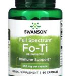 Fo-Ti Swanson 500 мг 60 капсул горец многоцветковый