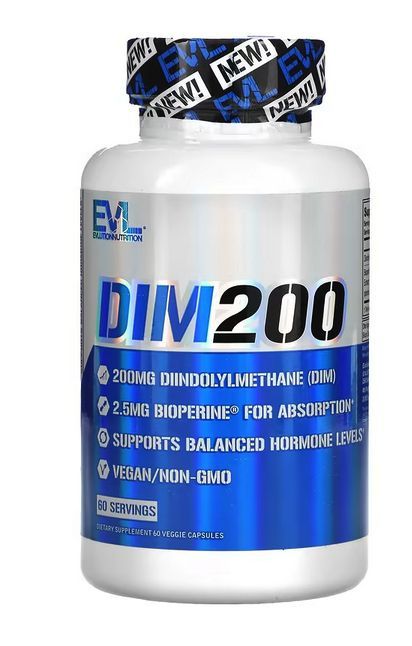 evlution nutrition , Дииндолилметан (dim) 200, 60 капсул