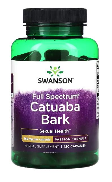swanson, кора катуабы, 465 мг, 120 капсул
