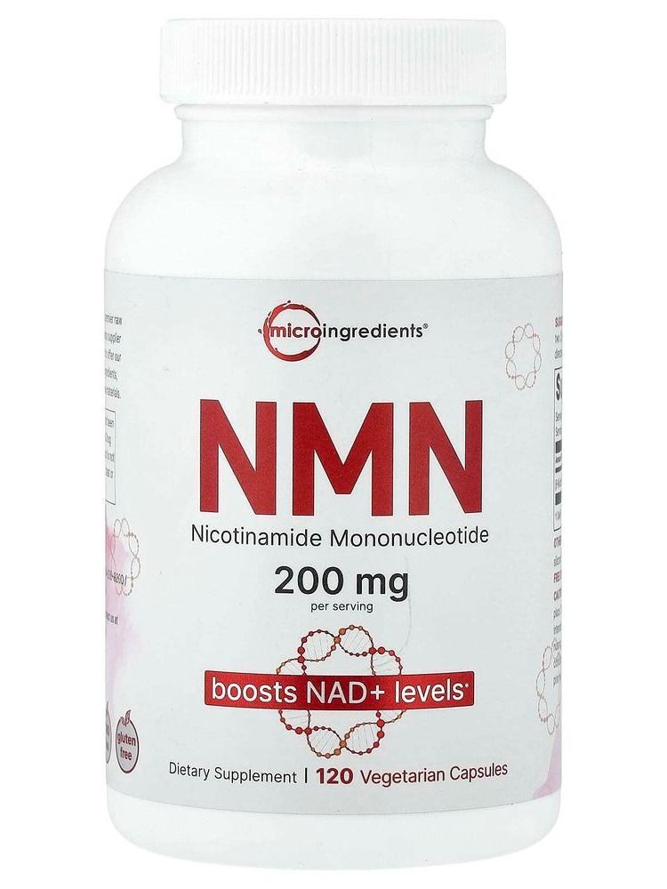 Никотинамид мононуклеотид (nmn), 120 вегетарианских капсул (100 мг в 1 капсуле), micro ingredients