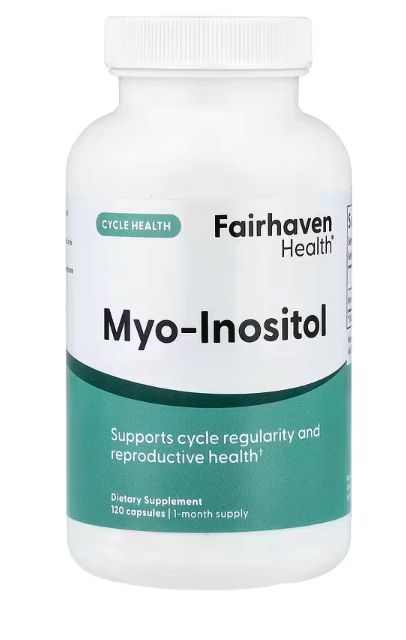 Мио Инозитол, для женщин и мужчин, fairhaven health, 120 капсул Честный Знак
