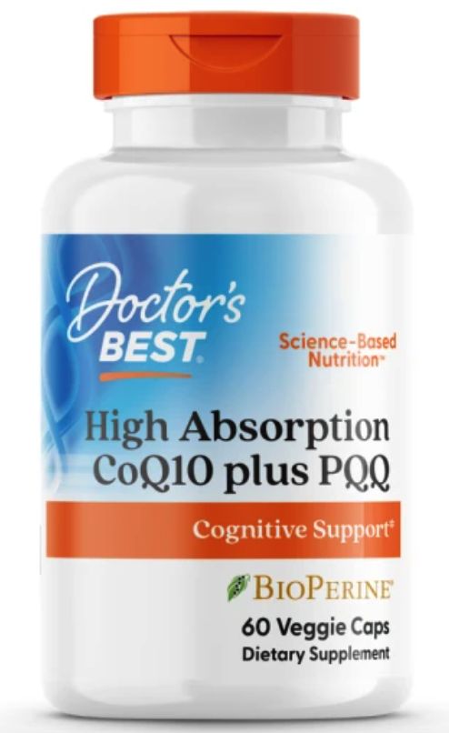 Коэнзим Q10 Doctor's Best 100 мг, флакон 60 растительных капсул