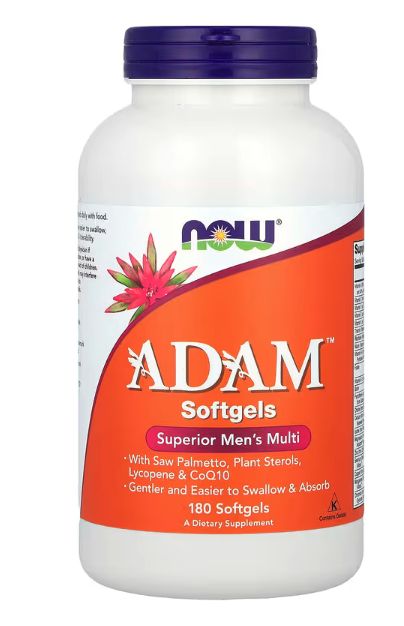 now foods, adam , превосходные мультивитамины для мужчин, 180 капсул Честный Знак