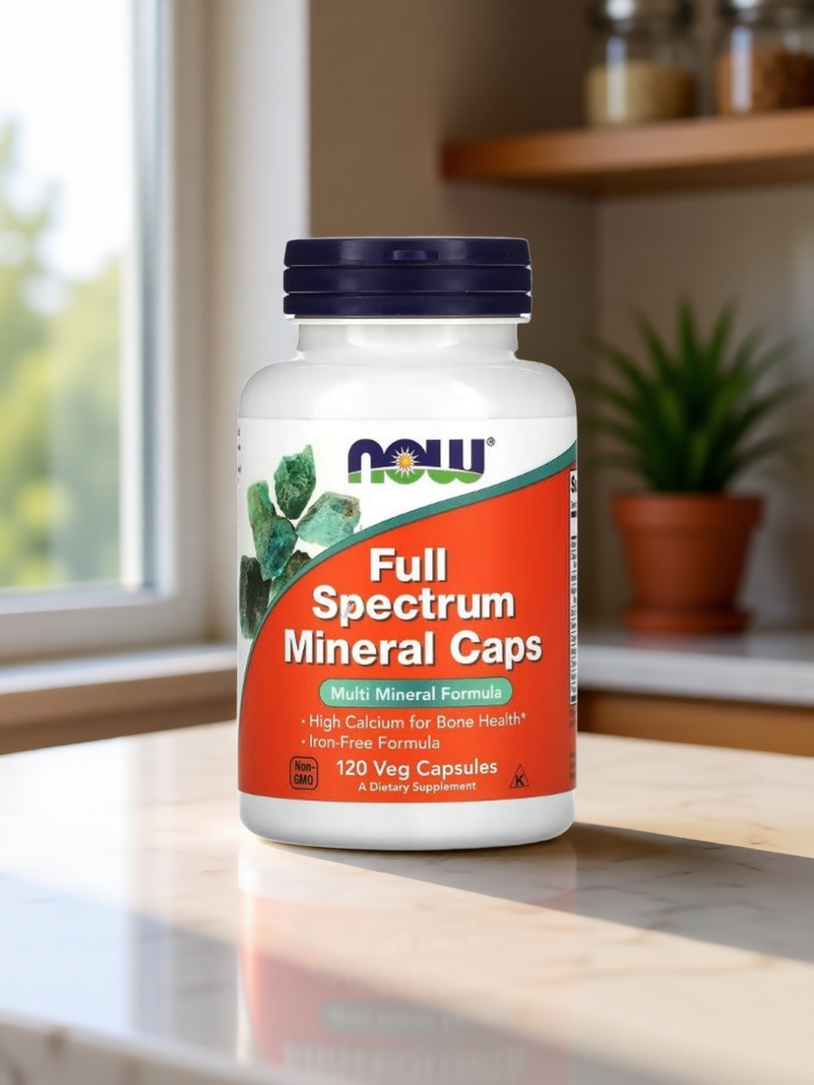Минеральные капсулы Full Spectrum NOW Foods, 120 растительных капсул