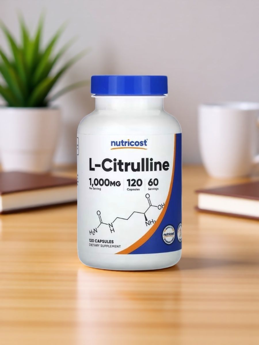 Nutricost L-цитруллин 500 мг, флакон 120 капсул