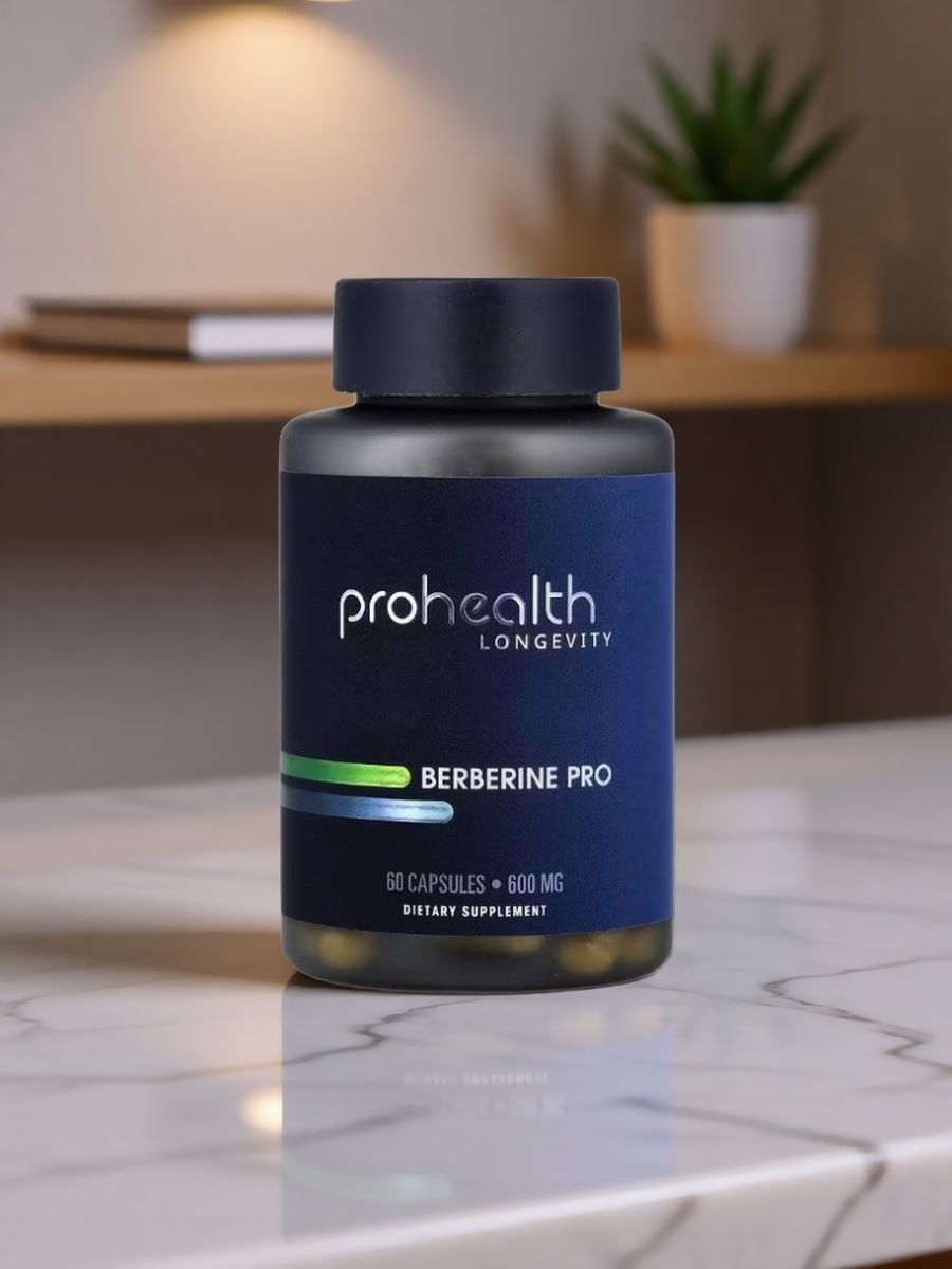 Берберин Pro 600 мг, 60 капсул, ProHealth Longevity
