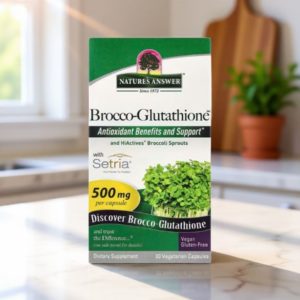 Brocco-Glutathione 60 растительных капсул Nature's Answer