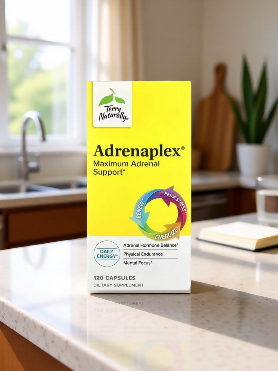 Adrenaplex Terry Naturally 120 капсул для поддержки надпочечников