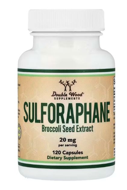 double wood supplements, сульфорафан, 120 капсул