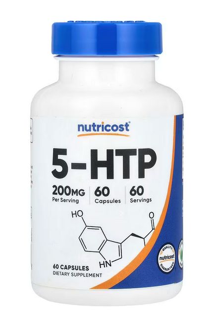 Nutricost 5-HTP 200 мг капсулы, упаковка 60 шт