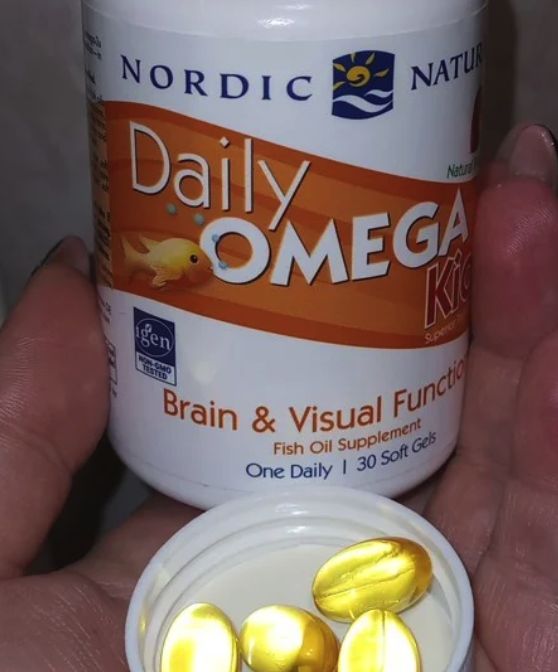Омега 3 для детей, со вкусом натуральных фруктов, 30 капсул ,nordic naturals (США)