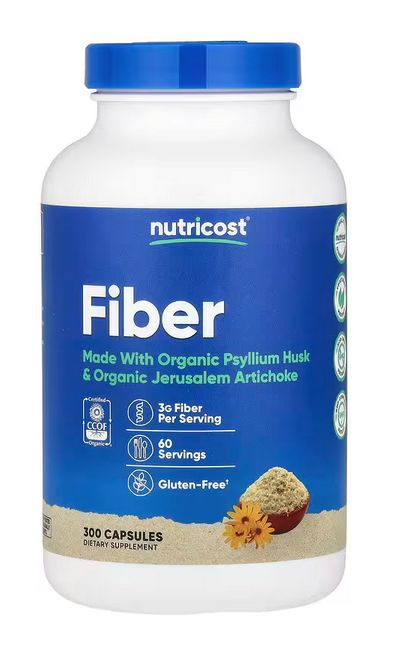 Банка клетчатки Nutricost 300 капсул