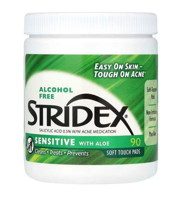 Упаковка Stridex Sensitive 90 мягких дисков с алоэ