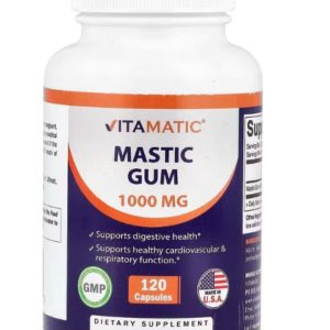 Витамины Vitamatic мастиковая смола 1000 мг, 120 капсул