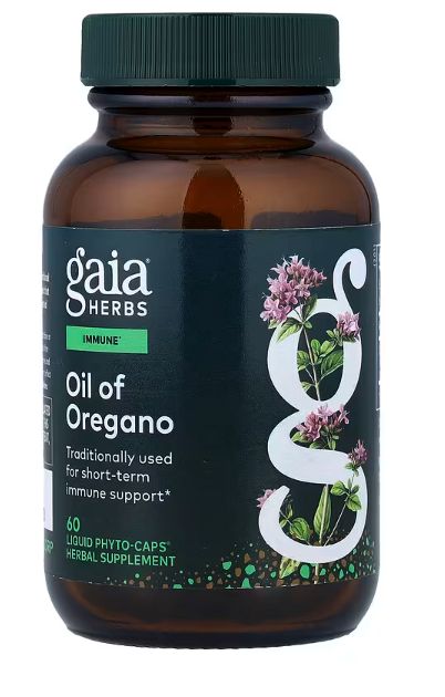 Масло орегано Gaia Herbs в веганских капсулах, упаковка 60 шт