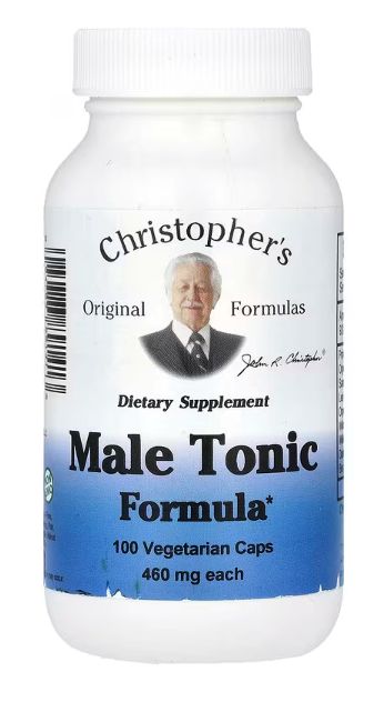 christopher's original formulas, тонизирующая формула для мужчин, 100 вегетарианских капсул
