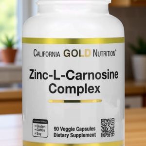 California Gold Nutrition цинк L-карнозин 90 вегетарианских капсул