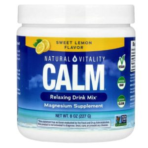 Порошок магния цитрата Natural Vitality CALM со вкусом лимона, 227 г