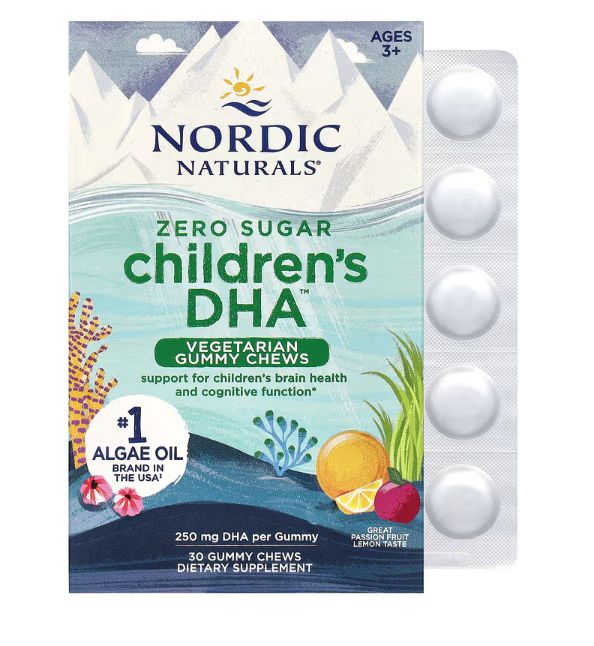 Жевательные таблетки ДГК Nordic Naturals с маракуйей и лимоном, 30 шт