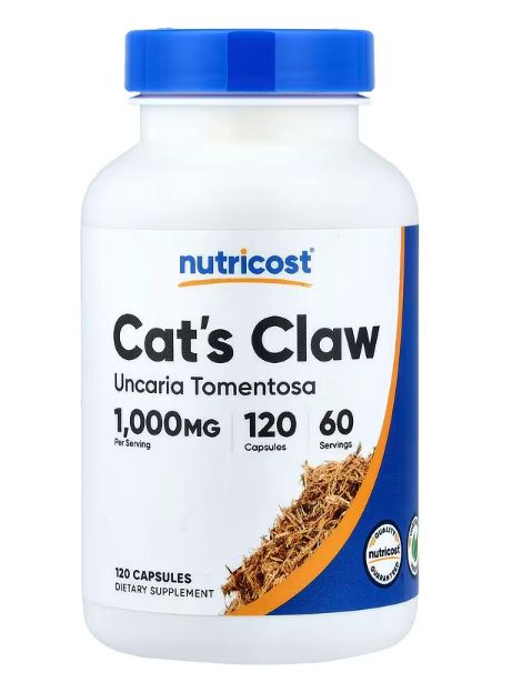Nutricost, Кошачий коготь, 120 капсул — изображение 2