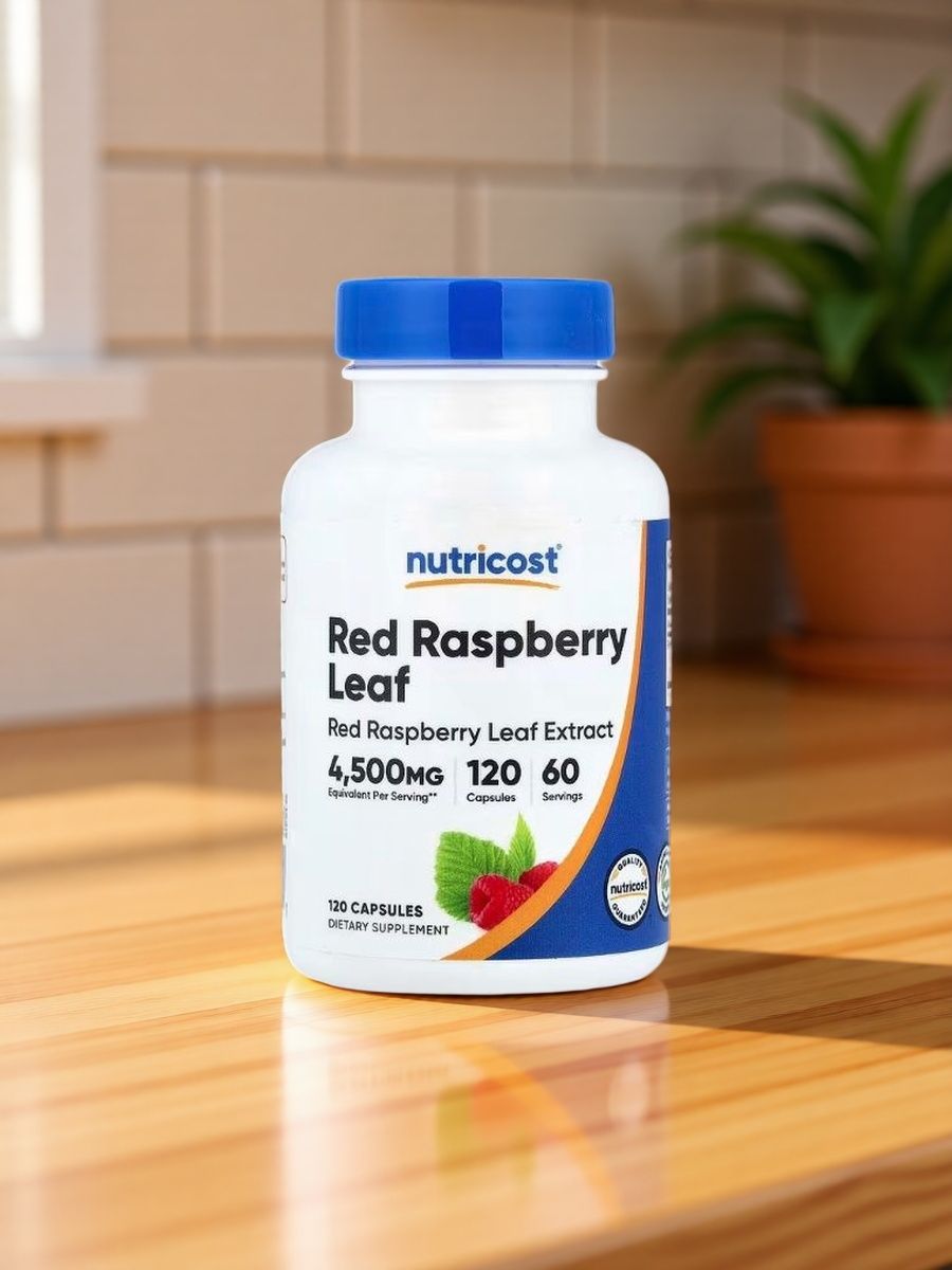 Nutricost листья красной малины 120 капсул 500 мг