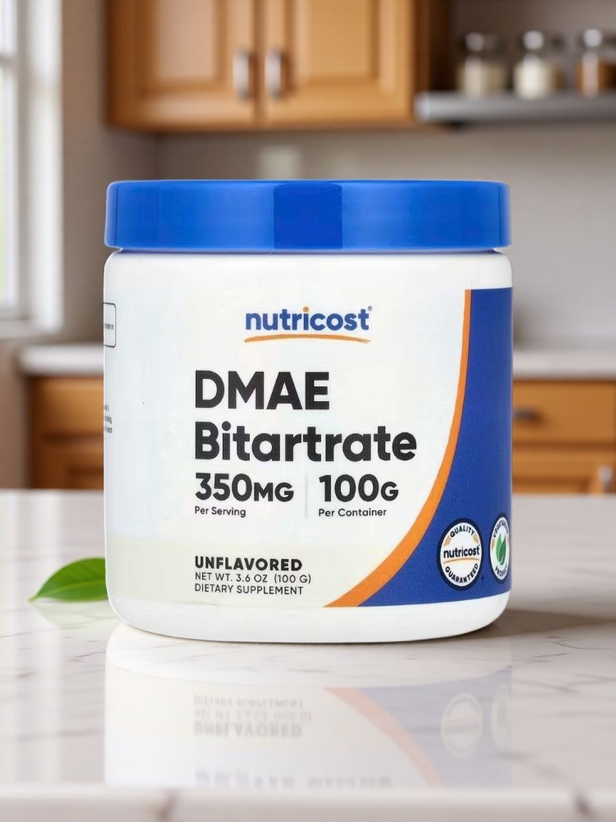 Порошок ДМАЭ битартрат Nutricost 100 г
