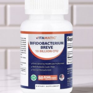 Упаковка Бифидобактерии бреве 60 капсул Vitamatic