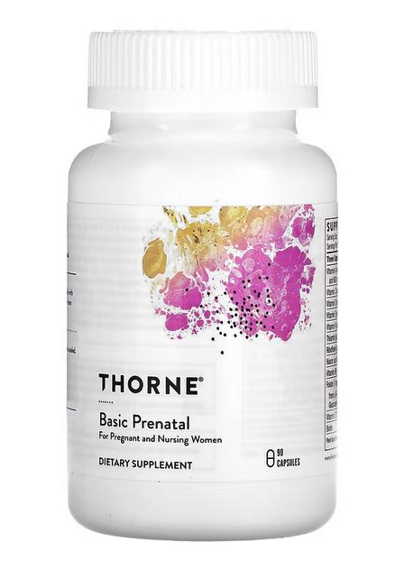 Basic Prenatal витамины для беременных Thorne 90 капсул