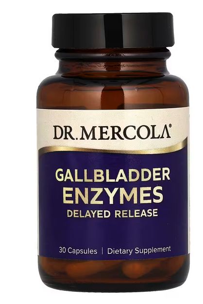 Ферменты желчного пузыря Dr. Mercola 30 капсул с отсроченным высвобождением