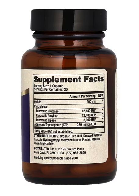 Ферменты желчного пузыря, 30 капсул с отсроченным высвобождением ,Dr. Mercola — изображение 2