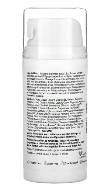 NOW Foods, Solutions, крем для восстановления баланса кожи, с успокаивающим ароматом лаванды, 85 г — изображение 2